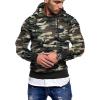 imageCOOFANDY Mens Hoodie Casual Drawstring Athletic Hoodies Hooded Pullover Sweatshirts with PocketGreen Camo