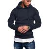 imageCOOFANDY Mens Hoodie Casual Drawstring Athletic Hoodies Hooded Pullover Sweatshirts with PocketNavy Blue