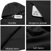 imageCOOFANDY Mens Hoodie Long Sleeve Casual Pullover Hooded Sweatshirt Fashion Drawstring Hoodies with PocketBlack