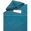 imageCOOFANDY Unisex Casual Hooded Poncho Cape Cloak Fashion Coat Hoodie Pullover with PocketBlue Green
