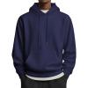 imageCOOFANDY Mens Hoodies Pullover Long Sleeve Casual Fashion Sweatshirts Drawstring Gym Hooded Shirt with Kanga PocketNavy Blue