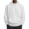 imageCOOFANDY Mens Hoodies Pullover Long Sleeve Casual Fashion Sweatshirts Drawstring Gym Hooded Shirt with Kanga PocketWhite