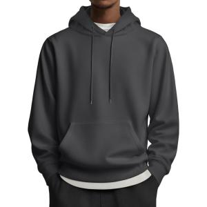 imageCOOFANDY Mens Hoodies Pullover Long Sleeve Casual Fashion Sweatshirts Drawstring Gym Hooded Shirt with Kanga PocketGrey