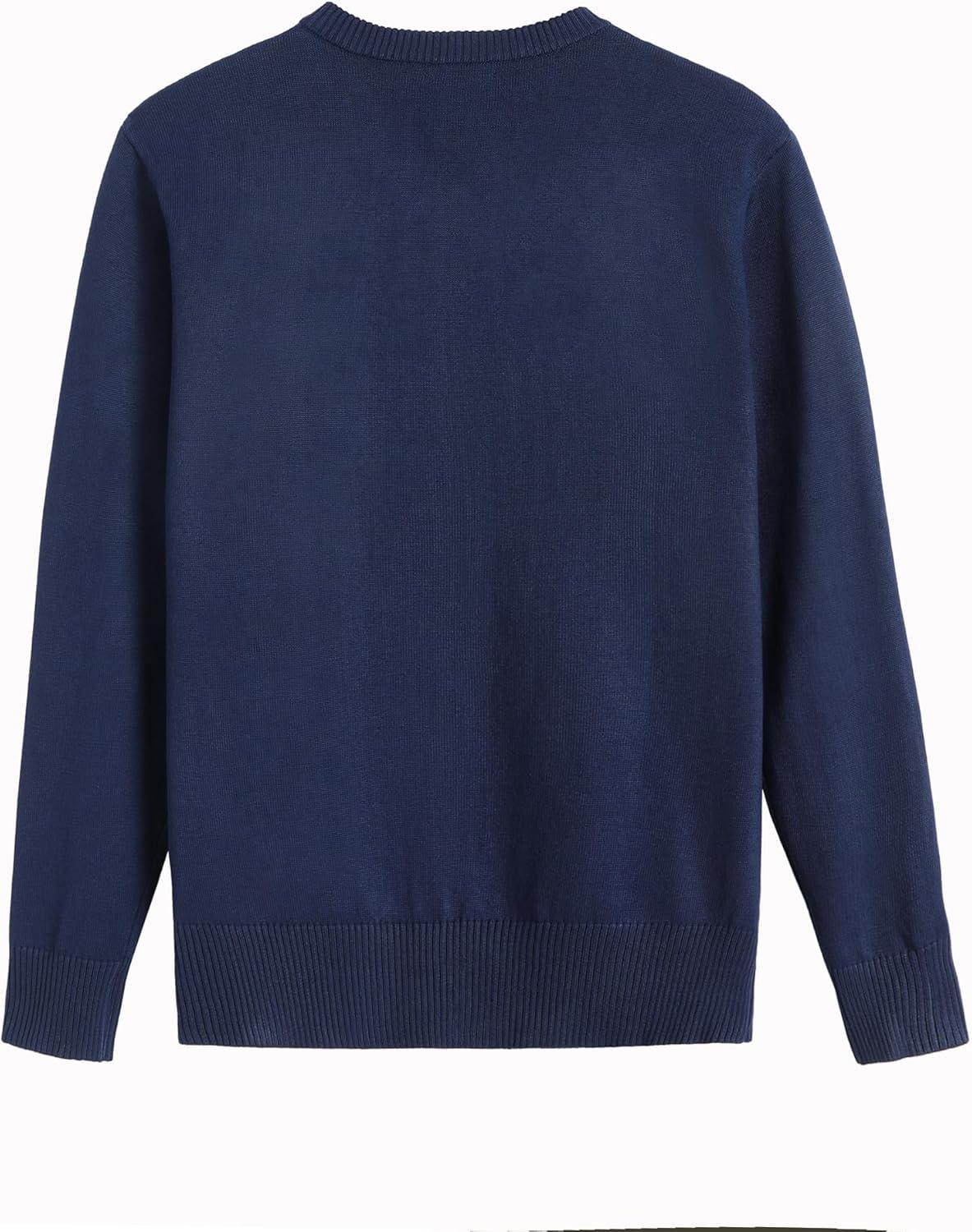 imageCOOFANDY Mens V Neck Sweater Lightweight Knitted Pullover SweatersBluediamond Pattern