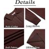 imageCOOFANDY Mens Knit Polo Sweater Long Sleeve Polos Lightweight Casual Dress Pullover SweatersCoffee