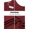 imageCOOFANDY Mens Sweater Vest Cable Knitted V Neck Slim Fit Sleeveless Pullover SweaterWine Red