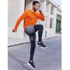 imageCOOFANDY Long Sleeve Shirts for Men Moisture Wicking Activewear TShirts Workout Running ShirtsOrange