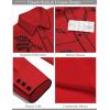 imageCOOFANDY Mens Western Cowboy Shirt Embroidered Button Down Long Sleeve ShirtsRed