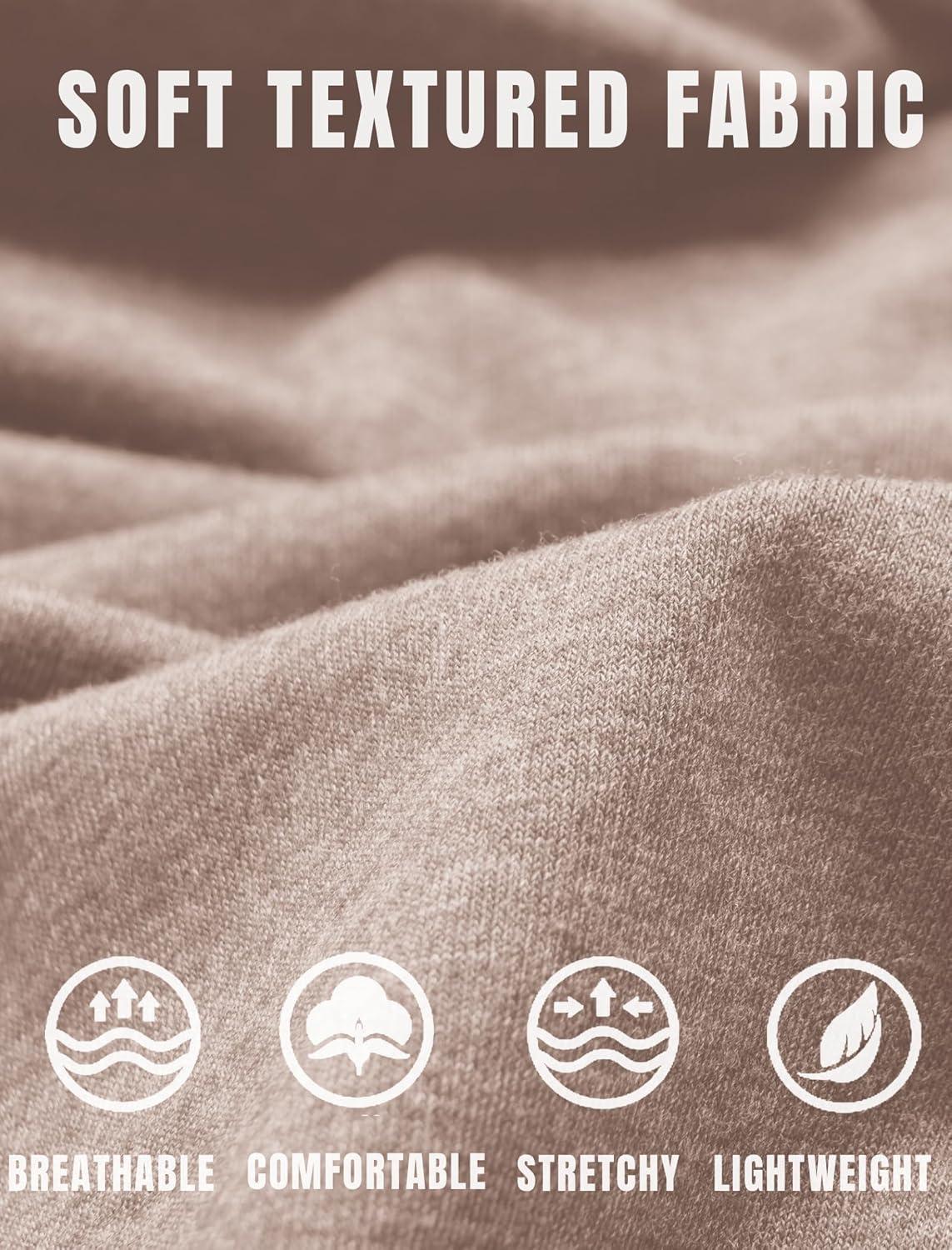 imageCOOFANDY Mens Short Sleeve Henley TShirtKhaki