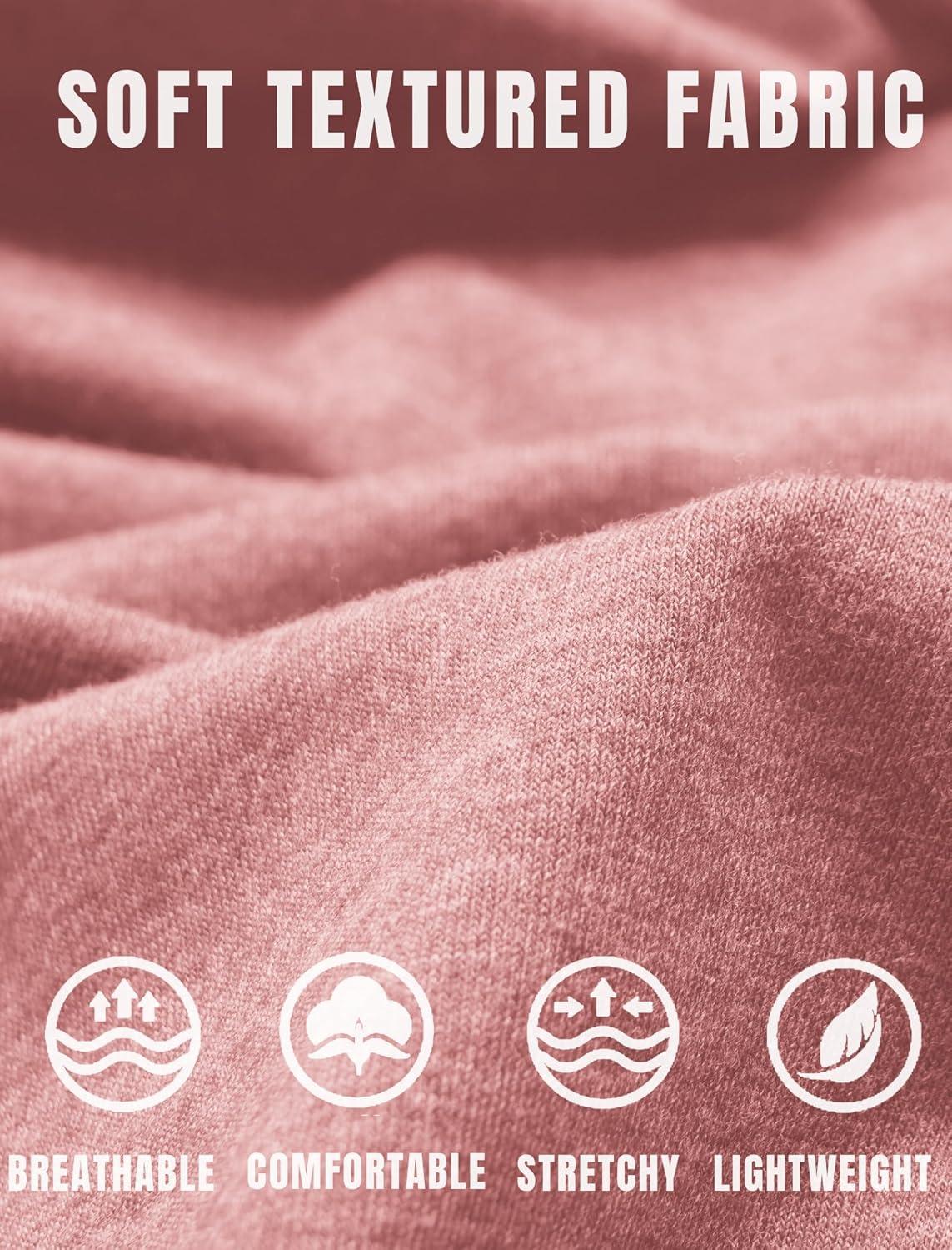 imageCOOFANDY Mens Short Sleeve Henley TShirtPink