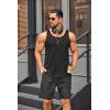 image:imageCOOFANDY Mens 3 Pack Quick Dry Workout Tank Top Gym Muscle Tee Fitness Bodybuilding Sleeveless T ShirtBlack1 Pack