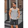 image:imageCOOFANDY Mens 3 Pack Quick Dry Workout Tank Top Gym Muscle Tee Fitness Bodybuilding Sleeveless T ShirtLight Grey1 Pack