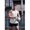 image:imageCOOFANDY Mens 3 Pack Quick Dry Workout Tank Top Gym Muscle Tee Fitness Bodybuilding Sleeveless T ShirtWhite1 Pack