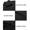 image:imageCOOFANDY Mens Casual Textured Short Sleeve Button Down Summer Beach ShirtBlack