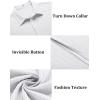 image:imageCOOFANDY Mens Casual Textured Short Sleeve Button Down Summer Beach ShirtWhite