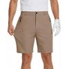 image:imageCOOFANDY Mens Stretch Golf Shorts 7 Lightweight Casual Hiking Shorts Summer Athletic Work Dress Hybrid ShortsKhaki