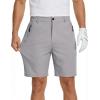 image:imageCOOFANDY Mens Stretch Golf Shorts 7 Lightweight Casual Hiking Shorts Summer Athletic Work Dress Hybrid ShortsLight Grey