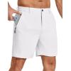 image:imageCOOFANDY Mens Stretch Golf Shorts 7 Lightweight Casual Hiking Shorts Summer Athletic Work Dress Hybrid ShortsWhite