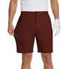 image:imageCOOFANDY Mens Stretch Golf Shorts 7 Lightweight Casual Hiking Shorts Summer Athletic Work Dress Hybrid ShortsWine Red
