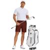 image:imageCOOFANDY Mens Stretch Golf Shorts 7 Lightweight Casual Hiking Shorts Summer Athletic Work Dress Hybrid ShortsWine Red