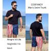 image:imageCOOFANDY Mens Swim Trunk Quick Dry Swimwear Mesh Lining Bathing Suit Swimsuit Board Beach Sport ShortAmerican Flag