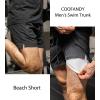 image:imageCOOFANDY Mens Swim Trunk Quick Dry Swimwear Mesh Lining Bathing Suit Swimsuit Board Beach Sport ShortBlack