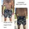 image:imageCOOFANDY Mens Swim Trunk Quick Dry Swimwear Mesh Lining Bathing Suit Swimsuit Board Beach Sport ShortBlue Floral Print