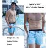 image:imageCOOFANDY Mens Swim Trunk Quick Dry Swimwear Mesh Lining Bathing Suit Swimsuit Board Beach Sport ShortBlue and Black