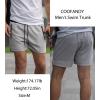 image:imageCOOFANDY Mens Swim Trunk Quick Dry Swimwear Mesh Lining Bathing Suit Swimsuit Board Beach Sport ShortGrey and Black