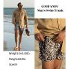 image:imageCOOFANDY Mens Swim Trunk Quick Dry Swimwear Mesh Lining Bathing Suit Swimsuit Board Beach Sport ShortLeopard Print
