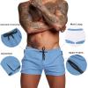 image:imageCOOFANDY Mens Swim Trunk Quick Dry Swimwear Mesh Lining Bathing Suit Swimsuit Board Beach Sport ShortLight Blue