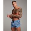 image:imageCOOFANDY Mens Swim Trunk Quick Dry Swimwear Mesh Lining Bathing Suit Swimsuit Board Beach Sport ShortLight Blue Leaves