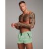 image:imageCOOFANDY Mens Swim Trunk Quick Dry Swimwear Mesh Lining Bathing Suit Swimsuit Board Beach Sport ShortLight Green Leaves