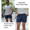 image:imageCOOFANDY Mens Swim Trunk Quick Dry Swimwear Mesh Lining Bathing Suit Swimsuit Board Beach Sport ShortNavy Blue