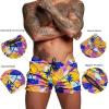 image:imageCOOFANDY Mens Swim Trunk Quick Dry Swimwear Mesh Lining Bathing Suit Swimsuit Board Beach Sport ShortOrange Coconut Tree