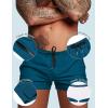 image:imageCOOFANDY Mens Swim Trunk Quick Dry Swimwear Mesh Lining Bathing Suit Swimsuit Board Beach Sport ShortPeacock Blue