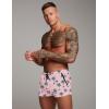 image:imageCOOFANDY Mens Swim Trunk Quick Dry Swimwear Mesh Lining Bathing Suit Swimsuit Board Beach Sport ShortPink Palm Tree