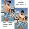 image:imageCOOFANDY Mens Swim Trunk Quick Dry Swimwear Mesh Lining Bathing Suit Swimsuit Board Beach Sport ShortSapphire Floral Print