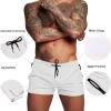 image:imageCOOFANDY Mens Swim Trunk Quick Dry Swimwear Mesh Lining Bathing Suit Swimsuit Board Beach Sport ShortWhite