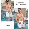 image:imageCOOFANDY Mens Swim Trunk Quick Dry Swimwear Mesh Lining Bathing Suit Swimsuit Board Beach Sport ShortWhite