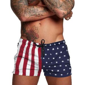 image:imageCOOFANDY Mens Swim Trunk Quick Dry Swimwear Mesh Lining Bathing Suit Swimsuit Board Beach Sport ShortAmerican Flag