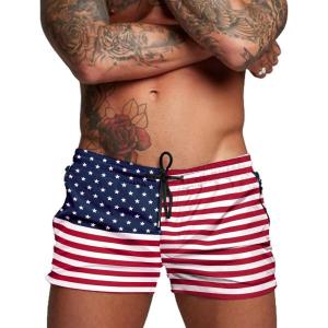 image:imageCOOFANDY Mens Swim Trunk Quick Dry Swimwear Mesh Lining Bathing Suit Swimsuit Board Beach Sport ShortAmerican Flag a