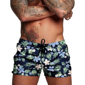 image:imageCOOFANDY Mens Swim Trunk Quick Dry Swimwear Mesh Lining Bathing Suit Swimsuit Board Beach Sport ShortBlue Floral Print