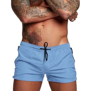 image:imageCOOFANDY Mens Swim Trunk Quick Dry Swimwear Mesh Lining Bathing Suit Swimsuit Board Beach Sport ShortLight Blue