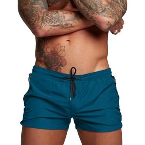 image:imageCOOFANDY Mens Swim Trunk Quick Dry Swimwear Mesh Lining Bathing Suit Swimsuit Board Beach Sport ShortPeacock Blue