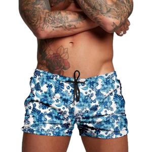 image:imageCOOFANDY Mens Swim Trunk Quick Dry Swimwear Mesh Lining Bathing Suit Swimsuit Board Beach Sport ShortSapphire Floral Print