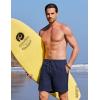 image:imageCOOFANDY 2 in 1 Mens Swim Trunks 7 Inch Quick Dry Board Shorts Beach Swim Shorts Bathing Suit with Compression LinerNavy Bule