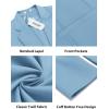 image:imageCOOFANDY Men Casual Blazer Sport Coats Slim Fit Lightweight Business Two Button Suit JacketsLight Blue