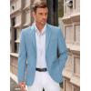 image:imageCOOFANDY Men Casual Blazer Sport Coats Slim Fit Lightweight Business Two Button Suit JacketsLight Blue