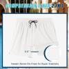 image:imageCOOFANDY Men Swim Trunk with Compression Liner 2 in 1 Swimwear Bathing Suit Quick Dry Board Short1  White